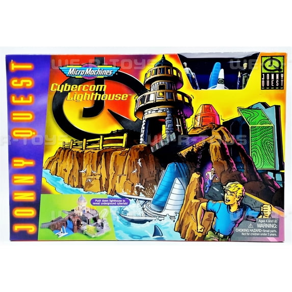 Micro Machines Jonny Quest Cybercom Lighthouse 1996 Galoob #7842 NRFB