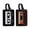 Retro Black Cassette Tape & Red Vintage Cassette Tape, variant on 2pcs Set PU Leather Luggage Tags Privacy Label Flap for Travel Suitcase Baggage - Retro Cassette Tape & Retro Black Cassette Tape