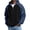 Blue, variant on Quarter Zip Pullover Men— Waffle Mesh Design Quarter-Zip Thermal Top for Casual & Active Wear, Plus Sizes Available Under $25, Beige L