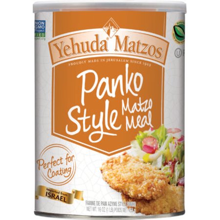 Yehuda Matzos Panko Style Matzo Meal Non GMO KFP - Pack of 6