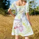 thumbnail image 5 of Garza Tricolor - Vestido de Manga Corta John James Audubon Ropa de Mujer Novedades 2025 Vestidos Vestido de Verano, 5 of 7