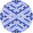 thumbnail image 1 of Ahgly Company Indoor Square Patterned Royal Blue Area Rugs, 3' Square, 1 of 6