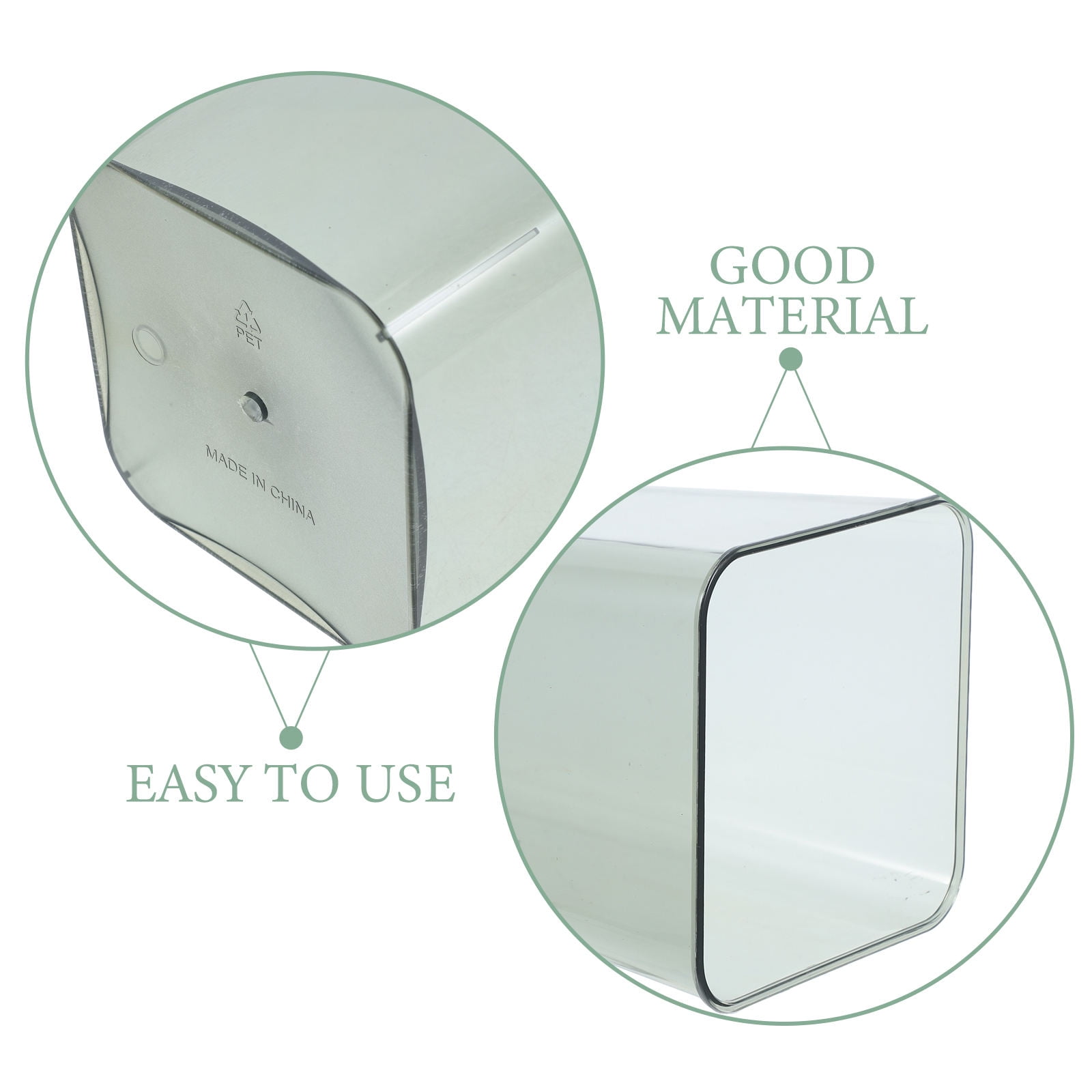 MLINS 3pcs Clear Umbrella Storage Container Waterproof Umbrella Stand Convenient Umbrella Bucket For Home Entryway Large Plastic Umbrella Holder