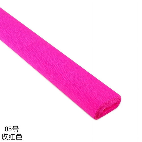 Xiao Hua Premium Italian Crepe Paper Roll Heavy-Weight 180 Gram,Pink Peony