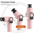 thumbnail image 3 of Mini Massage Gun Muscle Massage Gun Deep Tissue with Adjustable Arm,Electric Body Massager Gun for Post-Workout Pain Relief Super Quiet Brushless Motor With 6 Speeds Adjustment and 4 Massage Heads, 3 of 8