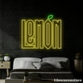 thumbnail image 2 of Glowneon Lemony Neon Sign, Lemonade Led Sign, Lemon Led Light, Fruit Shop Decor, Kitchen Decor, 2 of 5