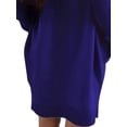 thumbnail image 4 of FASHIONWT Women Loose Round Neck Tight Bishop Sleeve Midi Jumper Sweater Dress, 4 of 4