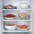 thumbnail image 2 of Cubierta desechable de plástico para alimentos, tapa elástica para frutas, cuencos, tazas, almacenamiento de cocina, bolsa de ahorro de mantenimiento fresco, 500 piezas, 2 of 5