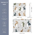 thumbnail image 2 of Yayeee Toggle Light Switch Wall Plate 3-Gang 6.37"x4.48" Decorative Outlet Cover, Cartoon Bunnies, 2 of 7