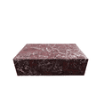 thumbnail image 4 of Genuine Marble Block Coffee Table - Rosso Levanto Marble, 4 of 7