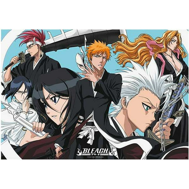 Bleach Manga Anime Tv Show Poster Print Characters Ichigo Kurosaki Rukia Uryu Renji Size 39 X 27 Poster Poster Strip Set Walmart Com Walmart Com