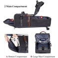 thumbnail image 6 of WITZMAN Large Travel Backpack for Men Canvas Rucksack Carry on Luggage Duffel Bag (A2021 Update Black), 6 of 10