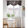 thumbnail image 3 of Halloween Tie Up Valances Curtain, Adjustable Kitchen Valances for Windows Decor, Rod Pocket Short Curtains Set for Bedroom/Bathroom, 60"x18", 3 of 8