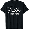 thumbnail image 1 of Faith Over Fear T-Shirt for Men Women Christian Jesus Tees, 1 of 5