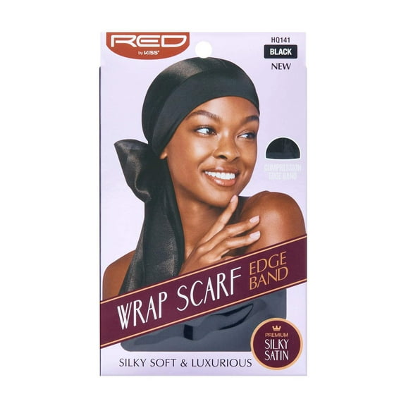 RED Wrap Scarf Edge Band