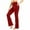 Red, variant on Bootcut Yoga Pants for Women High Waisted Cargo Leggings with Pockets Casual Work Trousers Exercise Running Workout Leggings