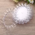 thumbnail image 4 of Nail Polish Display Card, 30pcs Sunflower Design Acrylic Nail Art Color Polish Display Board Practice Tips Nail Art Stand for Salon Home DIY (Transparent), 4 of 8