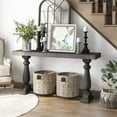 thumbnail image 3 of Bowery Hill Traditional 59-Inch Wood Console Table in Gray Finish, 3 of 7