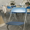 thumbnail image 4 of BizChair Folding Chair - Blue Plastic - 2 Pack 650LB Weight Capacity, 4 of 17