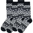 thumbnail image 5 of BambooMN Men's Colorful Cotton Design Novelty Dress Socks - Color 2 (4 Pairs) - 4 Pairs, 5 of 7