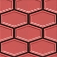 thumbnail image 1 of Ahgly Company Indoor Square Patterned Bean Red Area Rugs, 4' Square, 1 of 6