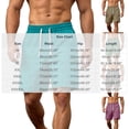 thumbnail image 3 of Hurxie Mens Casual Sweat Cargo Shorts Drawstring Elastic Waist Short Athletic Workout Gym Jogger Shorts with Pockets Black,M, 3 of 5