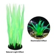 thumbnail image 5 of Soft Silicone Glowing Aquatic Artificial Seaweed Aquarium Kelp for Fish Tank Decoration Green, 5 of 7