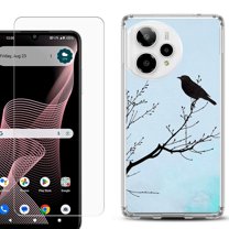 Phone Case for ATT Verge 2 5G, with Screen Protector, by OneToughShield - Bird at Dawn