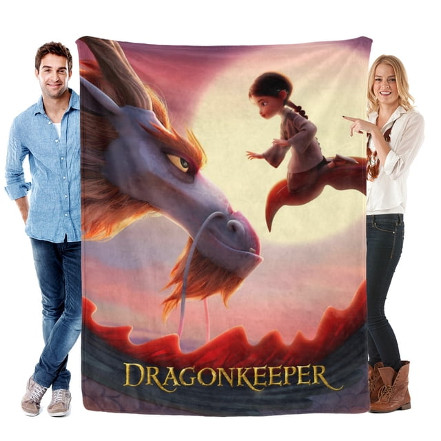 Guardián de Dragones anti-pilling, suave, ligera, esponjosa y acogedora de lujo para hogar y cocina – Perfecta para niños y adultos,100X130cm