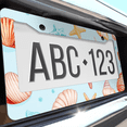 thumbnail image 6 of 1 Pcs Seashells and License Plate Frame, License Plate Cover for Car Decorative Parts, Aluminum License Plate Bracket Holder Rust-Proof Weather-Proof for US Standard Car, 6 of 9