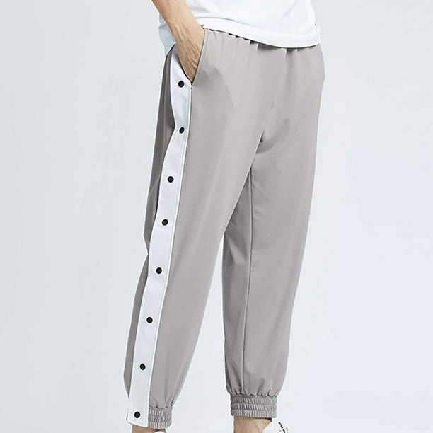 Men's Clothing - Basketball Warm-Up Pants - Grey