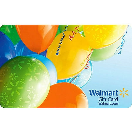 Birthday Balloons Walmart Gift Card