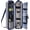 Blue Stripe, variant on BRONZY Insulated Wine Cooler Bag with Wine Glasses, Opener & Accessories - Portable Gift Bag for Travel, Picnics (Blue)