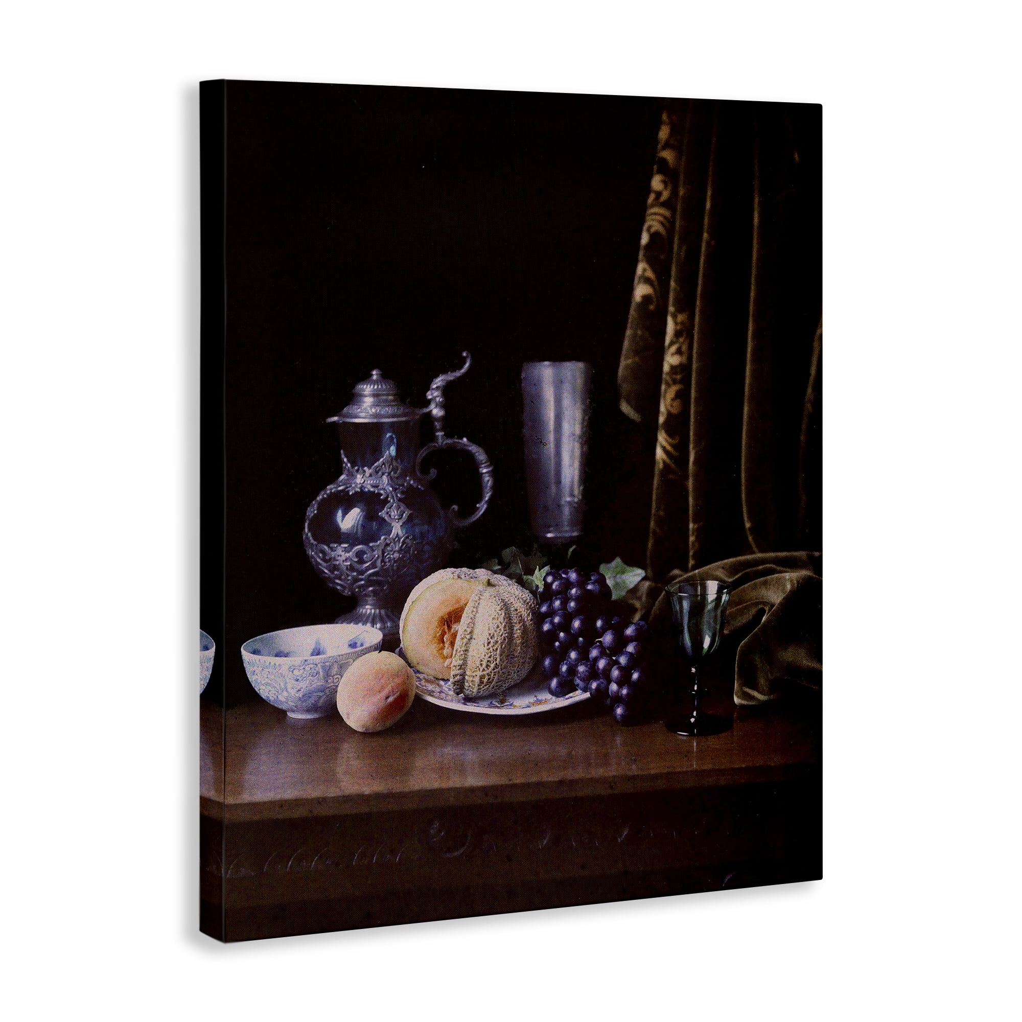 Stupell Industries Vanitas Still Life Food & Beverage Photography Wrapped Canvas Art Print Wall Art, 24 x 30