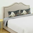 thumbnail image 3 of Yayeee Pillowcase Standard Size Set of 2 Satin Wrinkle Resistant Pillow Case, Happy Ghost, 3 of 7