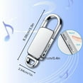 thumbnail image 6 of Mini Digital Voice Audio Recorder Hidden Spy Keychain MP3 WAV Listening Device, 6 of 7