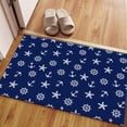 thumbnail image 6 of Office Decor Rug, Wall Hanging Rug, Blue Rug, Personalized Gifts, Nautical Compass Sail Anchor Rug, Boy Room Rugs, Kids Rugs, Navy Blue Rug, 3.9'x5.9' - 120x180 cm, 6 of 8