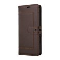thumbnail image 4 of Premium Wallet Case for iPhone 14 with Card Slots & Kickstand, Flip Cover Brown, 4 of 7