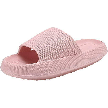 

PIKADINGNIS Slippers for women mens pillow cloud slides house indoor and outdoor summer sandals bedroom shower non-slip comfortable open toe slippers