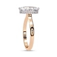 thumbnail image 3 of IGI Certified Lab Grown Diamond Engagement Ring | Center 12x6mm Marquise Cut Solitaire Halo Stackable Promise Rings For Women In 14k Solid Rose Gold | F-G, VS-SI Quality (1.60 Ctw) Ring Size-8.5, 3 of 7