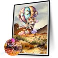 thumbnail image 2 of Pintura de diamante 1 5D DIY Kit de gato de taladro redondo completo Decoración del hogar Artesanía Hugtrwg Para estrenar, 2 of 9