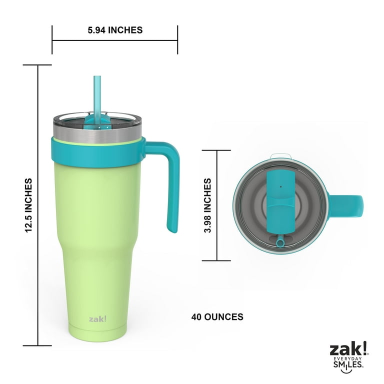 Zak! Designs Waverly Tumbler with Handle - Ebony