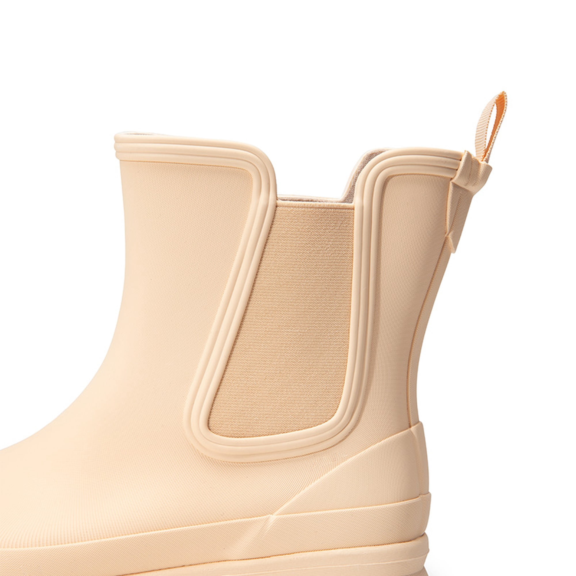 DREAM PAIRS Women's Waterproof Chelsea Rain Boots, Slip-Resistant Ankle Rubber Boots for Outdoor Wear