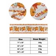 thumbnail image 6 of Xipuska Orange Pumpkins Fall Bed Runners for Queen Size Bed, Decorative Bed Throws for Foot of Bed, Thanksgiving Maple Farmhouse Wood Bed Runner Sofa Throw Bedding Scarf Slipcover for Bedroom, 6 of 6
