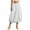 White, variant on Gupgi Women Bubble Long Skirts Elegant Elastic Waist Balloon Ruffle Skirts Solid Color Casual Flowy Beach Puff Skirts