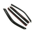 thumbnail image 2 of Tuningpros WD2-242 Outside Mount Window Visor Deflector Rain Guard Dark Smoke 4 Pcs Set For 2009-2015 Honda Pilot, 2 of 5