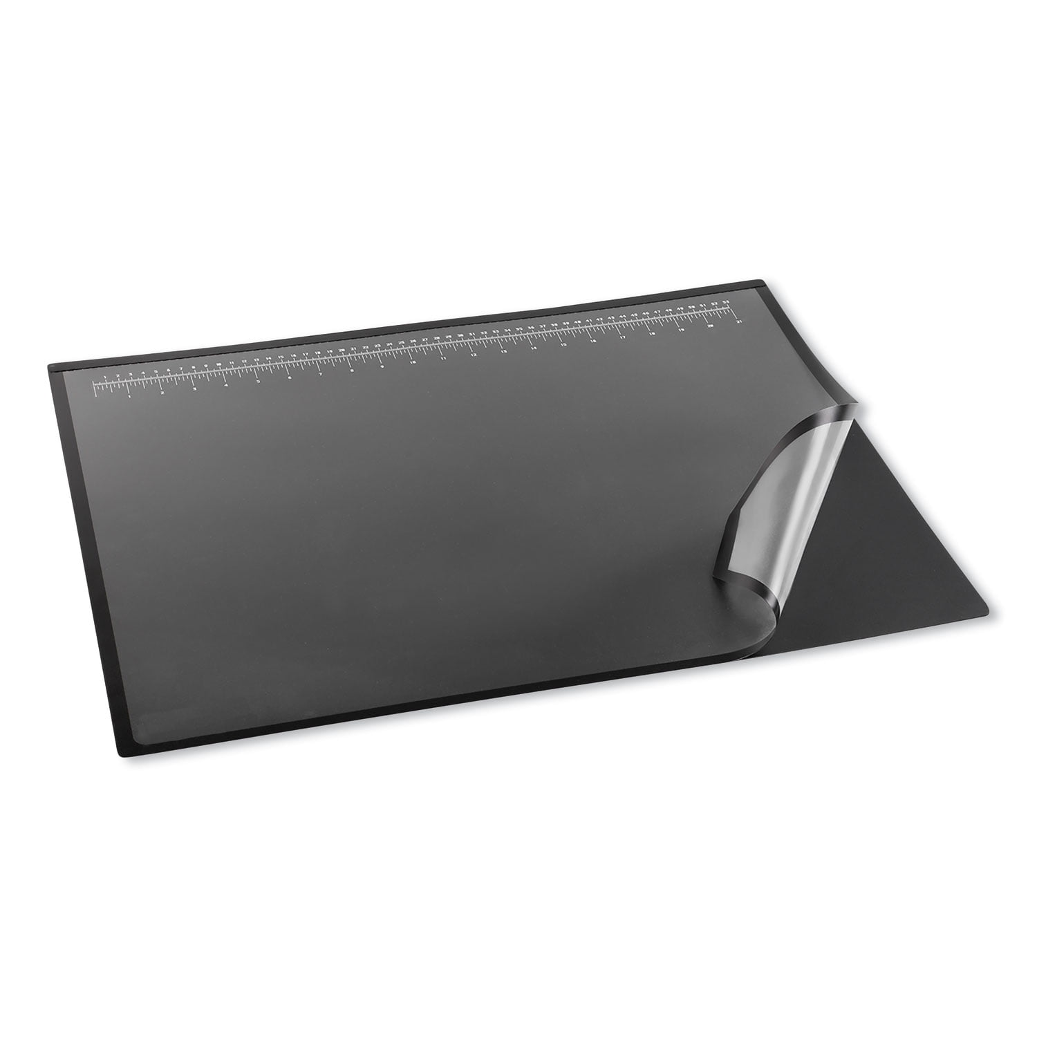 Artistic Lift-top Pad Desktop Organizer With Clear Overlay, 24 X 19, Black