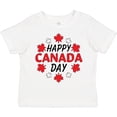 thumbnail image 3 of Inktastic Happy Canada Day- Maple Leaf Circle Boys or Girls Toddler T-Shirt, 3 of 5