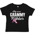 thumbnail image 3 of Inktastic Breast Cancer Awareness My Grammy is a Fighter Boys or Girls Toddler T-Shirt, 3 of 5