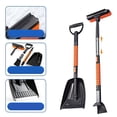 thumbnail image 2 of InsCrazy Snow Shovel for Car, Extendable Snow Sweeper Snow Scraper Snow Removal Shovel Window Glass Cleaning Snow Scraping Defrosting Shovel 5-in-1 Snow Removal Shovel 34", 2 of 8